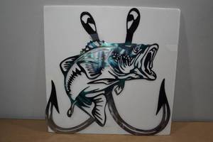 Laser Cut Metal Bass Wall Dcor