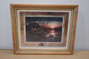 Terry Redlin Framed Print -Morning Surprise