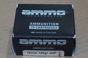 20 Ammo Inc 10mm 180 Gr JHP Ammo