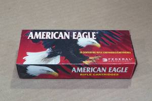 20 American Eagle .223 Rem 62 Gr FMJ BT Ammo