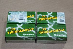 200 Remington 22 Thunderbolt .22 LR RN Ammo
