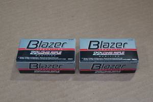 100 CCI Blazer .22 LR 40 Gr LRN Ammo