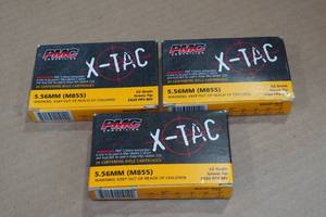 60 PMC X-Tac 5.56mm 62 Gr Green Tip Ammo
