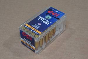 34 .17 HMR Ammo - 26 CCI 20 Gr JSP, 8 Hornady V-Max