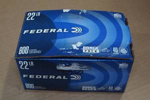 800 Federal .22 LR 40 Gr LRN Ammo