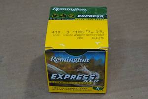 25 Remington Express .410 Bore 3 7-12 Shot Shotshells