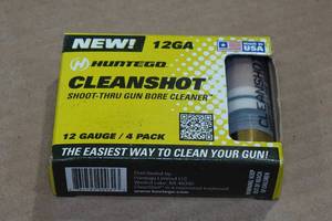 4 Huntego Cleanshot 12 Gauge 2-34 Shoot Thru Bore Cleaners