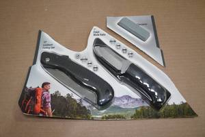 Ozark Trail Lockblade Folding Saw & Fixed Blade Knife with Sharpener