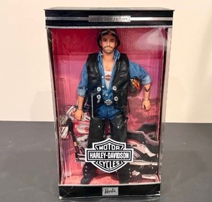lot 49 image: Harley Davidson Ken Doll New in Box