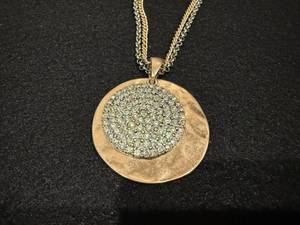 lot 59 image: CHICOS GoldSilver Tone Necklace & Earring Set