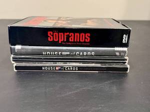 lot 76 image: DVD Collections  Sopranos (S1), House of Cards (V1-3)