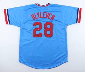 lot 24 image: Bert Blyleven Signed Minnesota Twins Pro Style Jersey (Beckett)