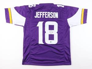 lot 25 image: Justin Jefferson Signed Jersey (Beckett)