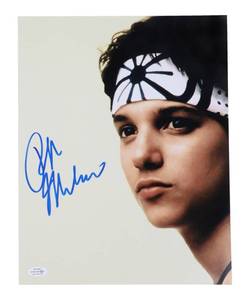 lot 27 image: Ralph Macchio Signed The Karate Kid 11x14 Photo (ACOA)
