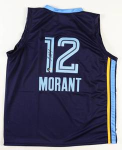 lot 28 image: Ja Morant Signed Jersey (Beckett)