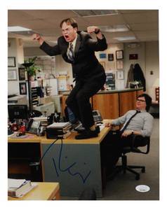 lot 9 image: Rainn Wilson Signed The Office 11x14 Photo (JSA)