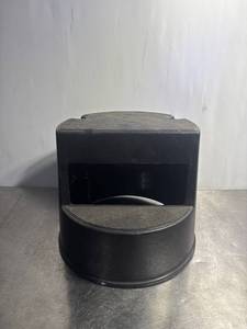 lot 12 image: Rubbermaid Rolling Step Stool Portable Design with Casters Black