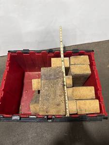lot 28 image: High-Temperature Resistant Firebrick Blocks for Fireplaces Kilns Stoves