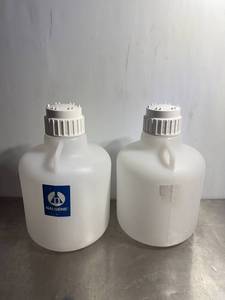 lot 40 image: 2 Nalgene Chemical Storage Containers with Spouts