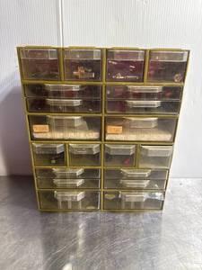 lot 85 image: VPI Vintage Storage Cabinet Set with Multiple Drawers for Electronics