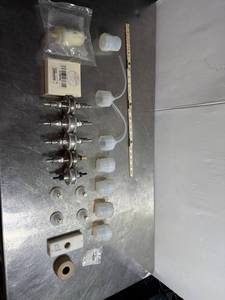 lot 104 image: Lab Equipment Lot - Filters, Thermo Scientific Cuvettes, Connectors