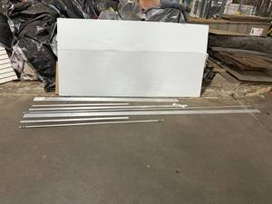 lot 119 image: Aluminum Flat Stock Bars Heavy Duty Metal Industrial Use