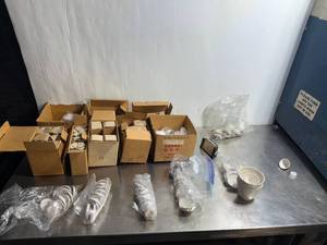 lot 120 image: Bulk Lot of Coors USA Laboratory Crucibles and Labware