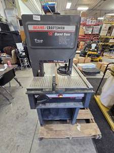 lot 6 image: 1 18 hp Craftsman 12 Band Saw