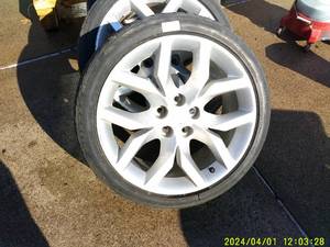 lot 8 image: Set of 4, 19 Tires and Wheels off a 2016 Chevy Impala