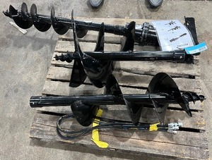 lot 175 image: MIVA Excavator Augers, set of 3