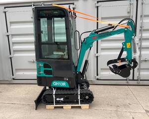 lot 216 image: 2024 AGT Enclosed Mini Excavator QH13R