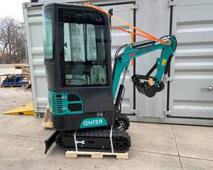 lot 116 image: 2024 AGT Enclosed Mini Excavator QH13R