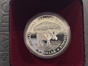 1985 Canada Silver Dollar National Park