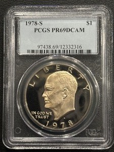 1978-S Eisenhower Dollar Proof PCGS PR69 Deep Cameo