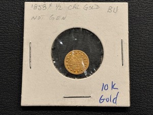Gold Replica California Gold 1858 Coin