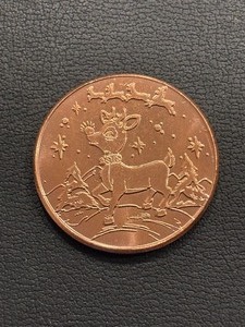 1 Ounce .999 Fine Copper Round