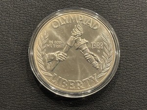 1988-D Olympic Silver Dollar