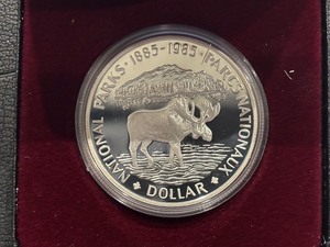 1985 Canada Silver Dollar National Parks
