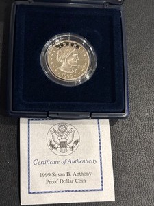 1999 Susan B. Anthony Dollar Proof