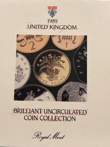 1989 United Kingdom Brilliant Uncirculated Coin Collection