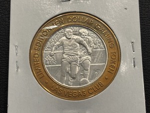 .999 Fine Silver $10 Dollar Gaming Token Las Vegas Club