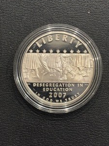 2007-P Desegregation Silver Dollar Proof