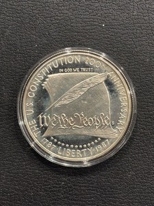 1987-S Constitution Silver Dollar Proof