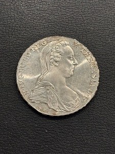1780 Maria Theresa Thaler Silver Coin