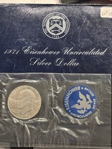 1971-S Eisenhower Silver Dollar Uncirculated