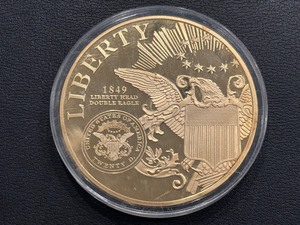 Jumbo Gold Plated Medallion