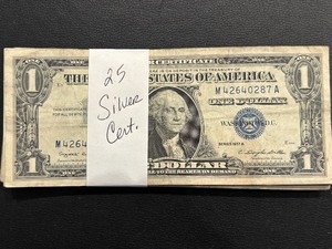 25 Silver Certificates
