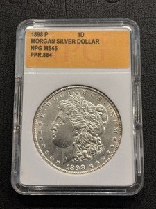 1898 Morgan Dollar NPG MS65
