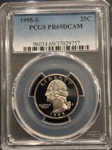 1995-S Washington Quarter Proof PCGS PR69 Deep Cameo