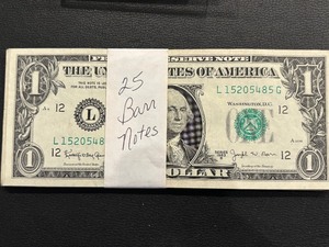 25 $1 Dollar Barr Notes